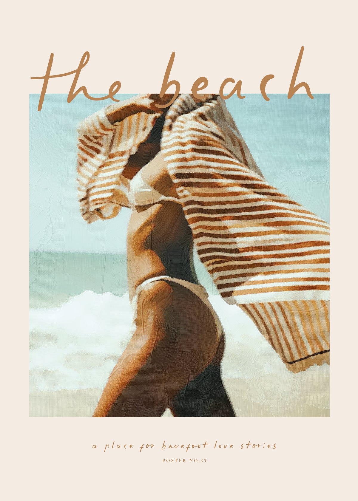 The Beach - Unframed art print