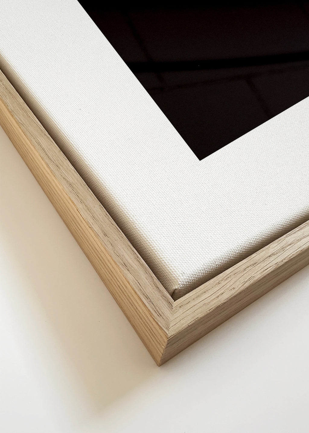 Glass Shadows - Framed canvas detail