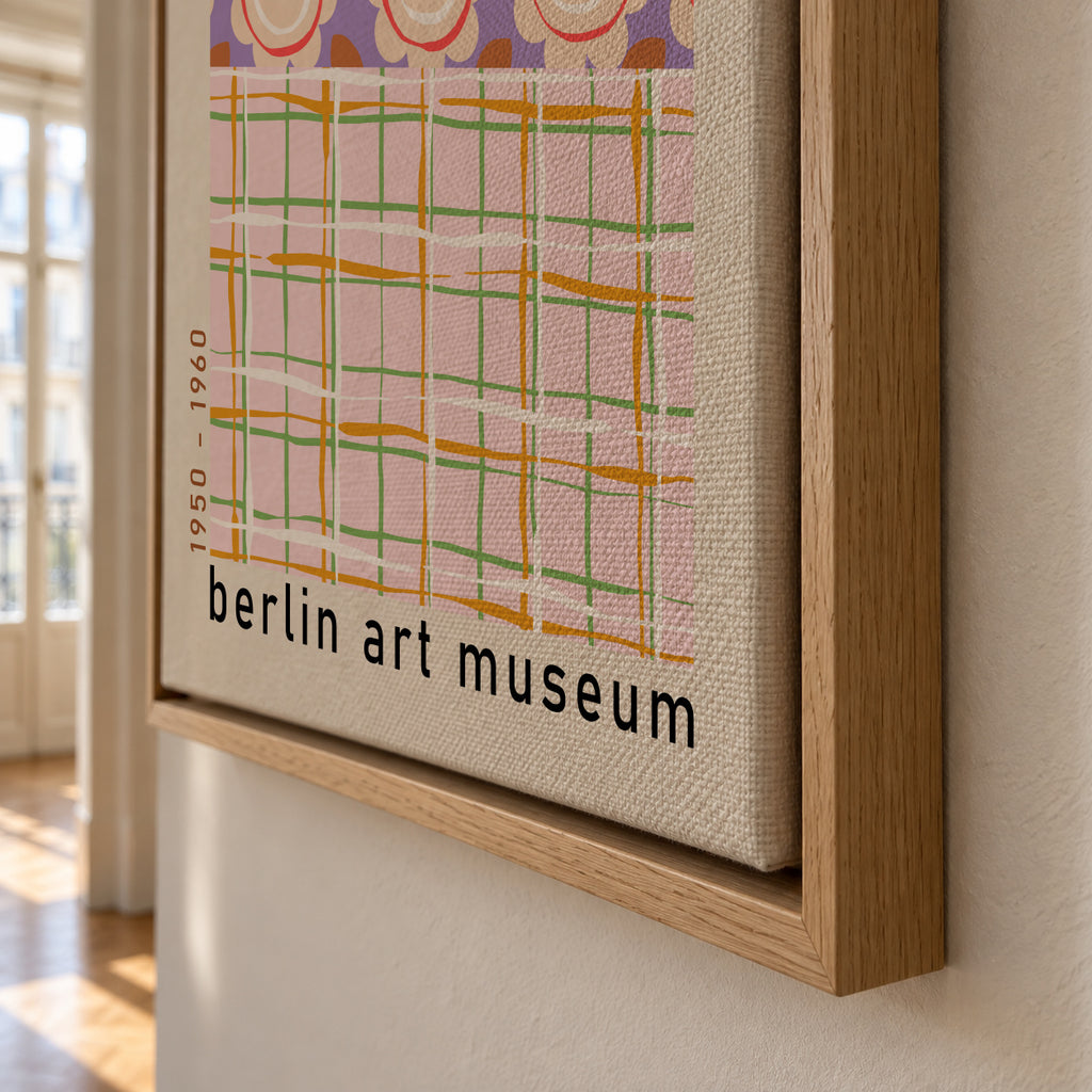 Berlin Art Museum Pop Art - Framed canvas detail