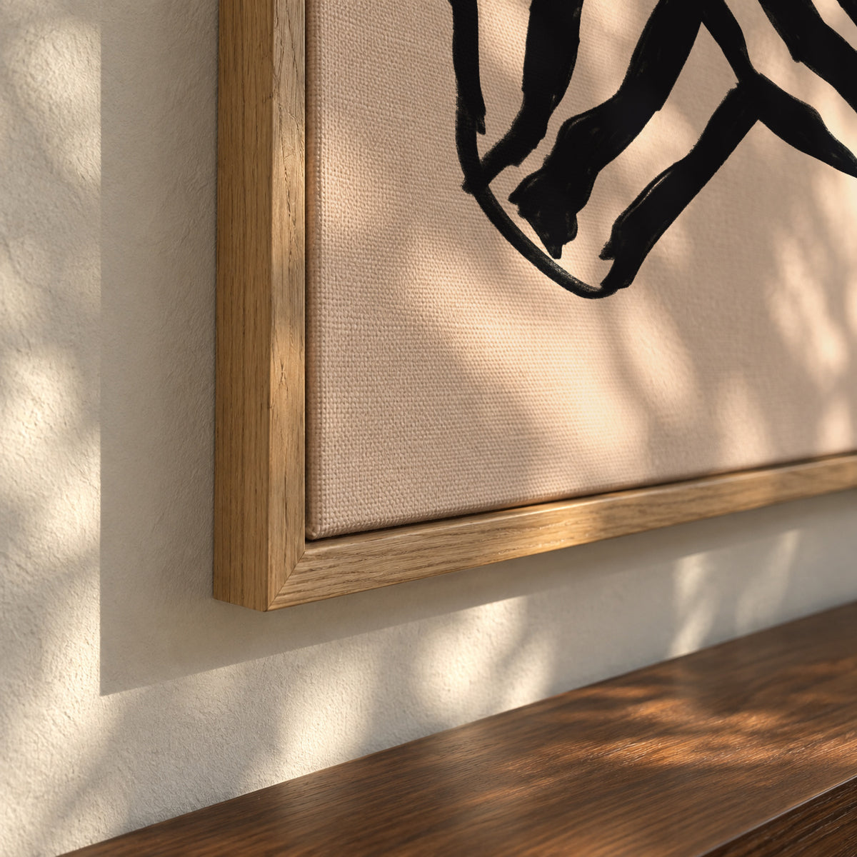 Female Figure 3 - Framed canvas detail