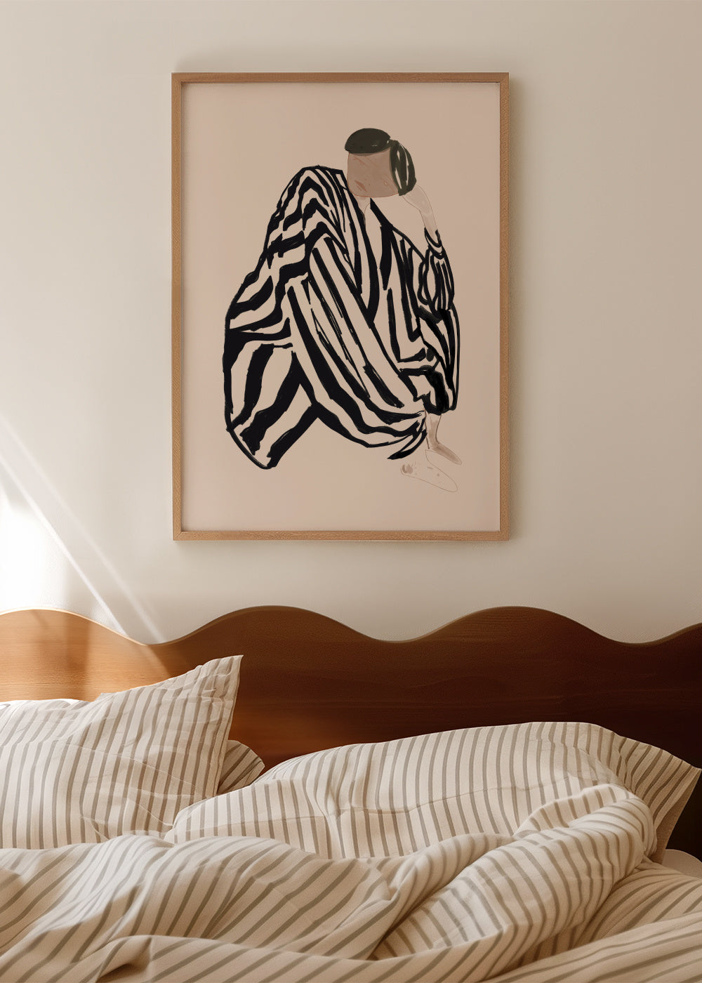 Female Figure 3 - Framed poster in an interior