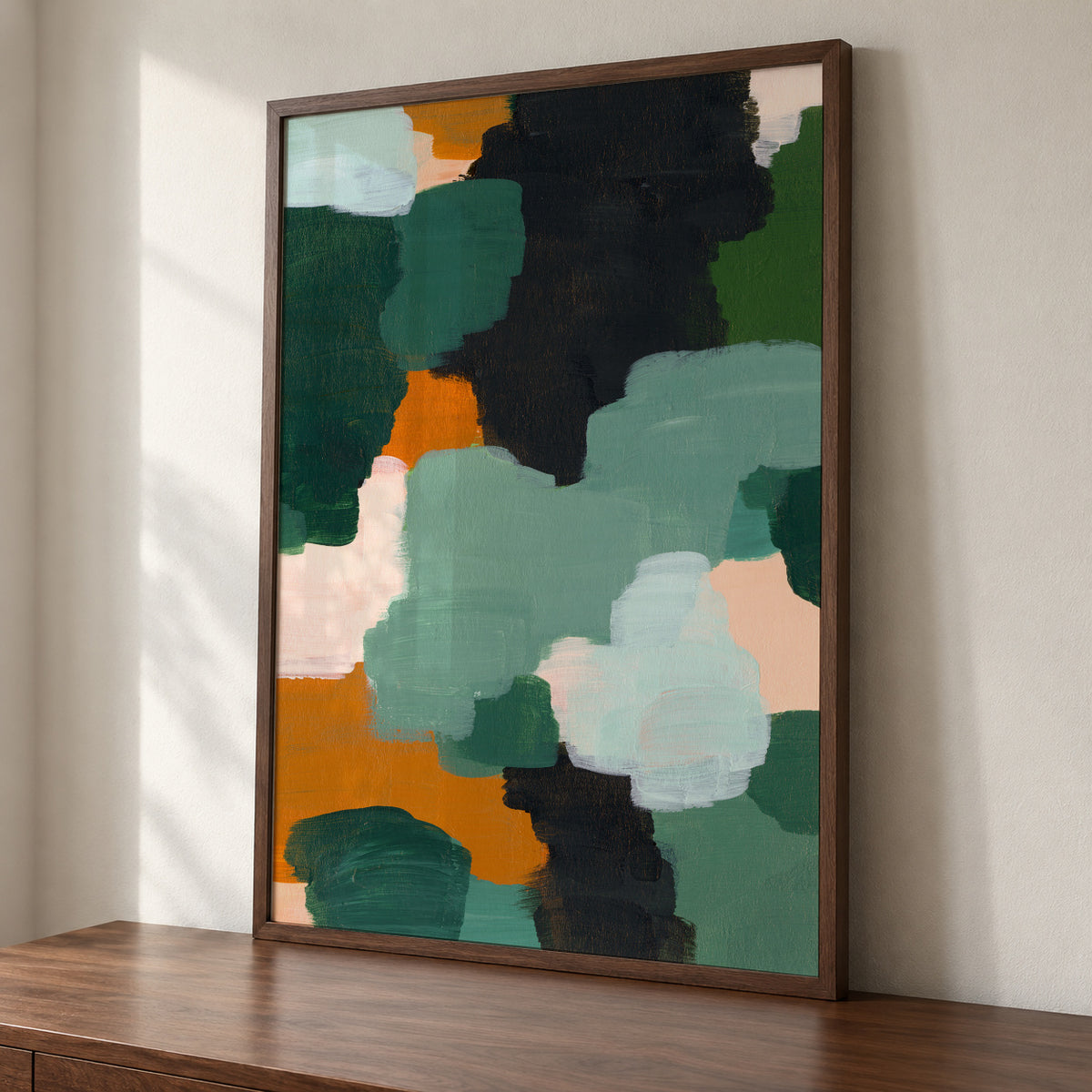 Abstract 64 - Framed poster detail