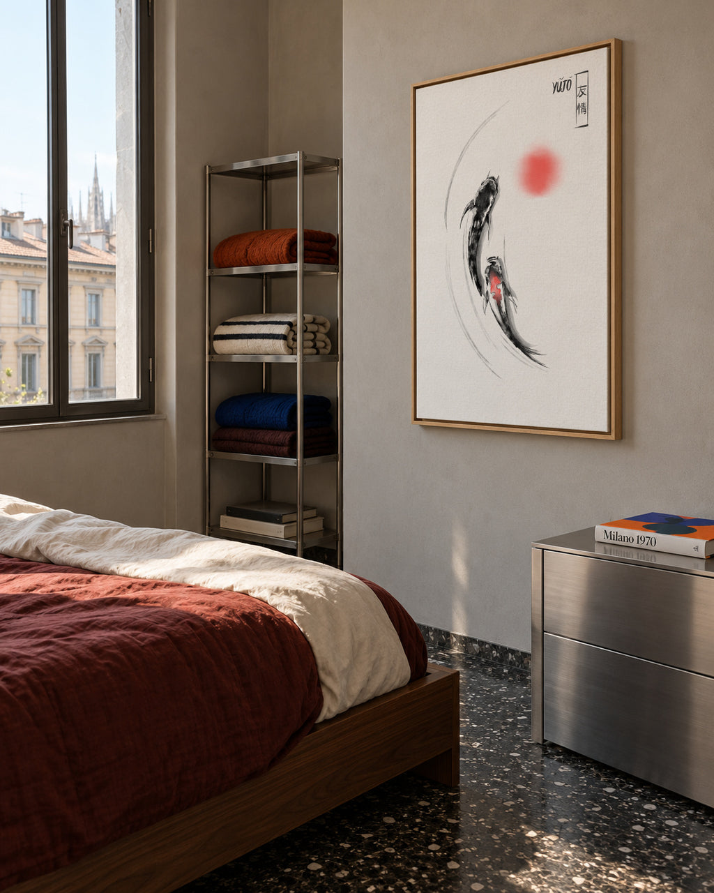 Friendship - Framed canvas in an interior