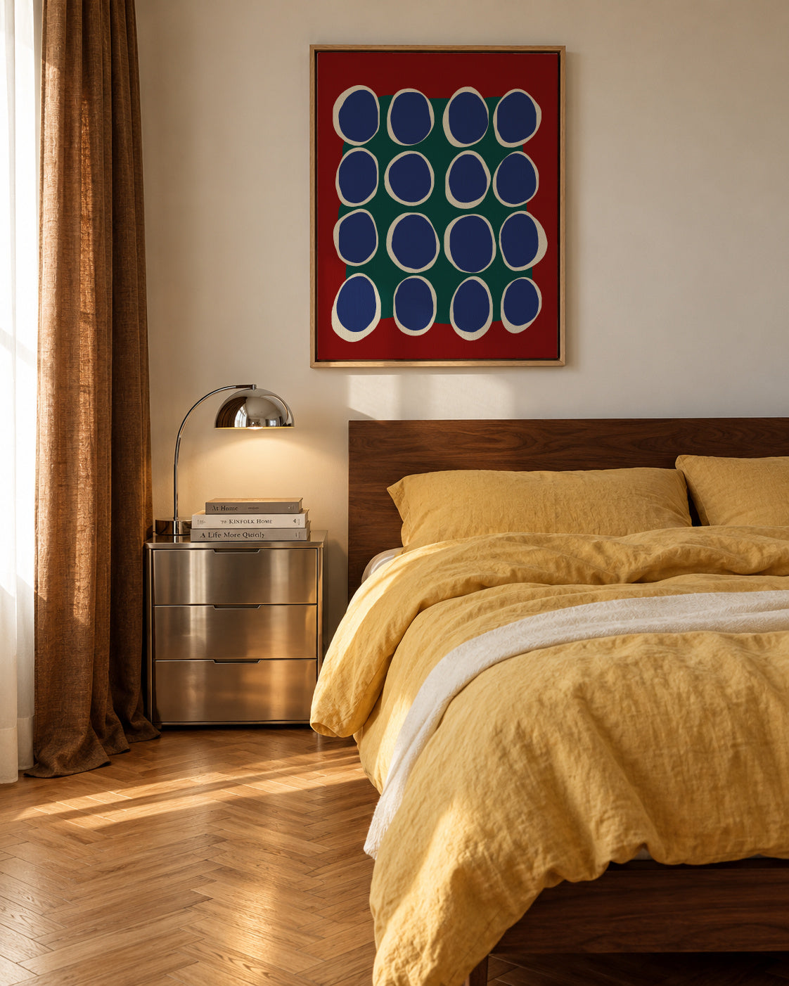 Color Harmony - Framed canvas in an interior