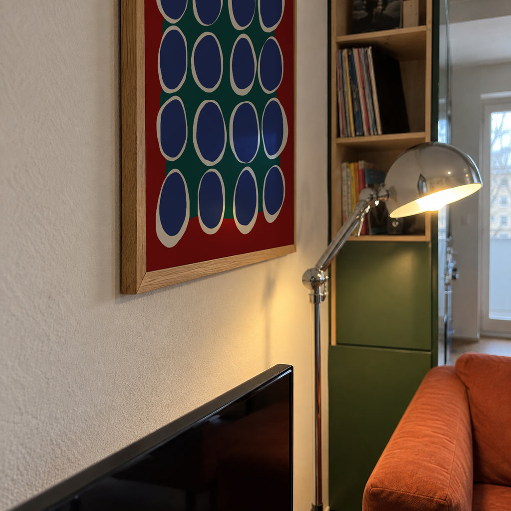 Color Harmony - Framed poster detail