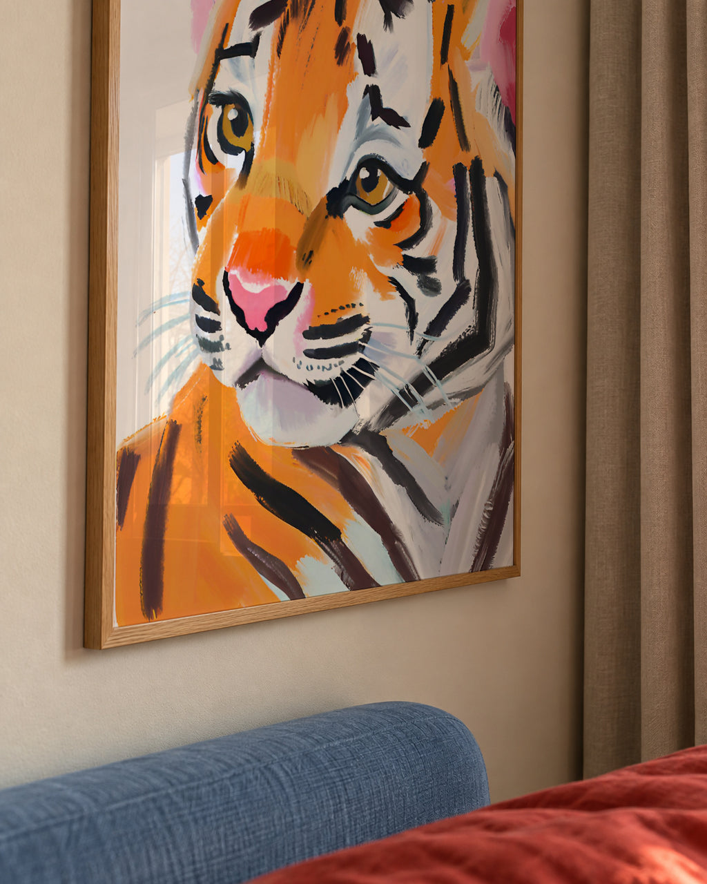 Tiger - Framed poster detail