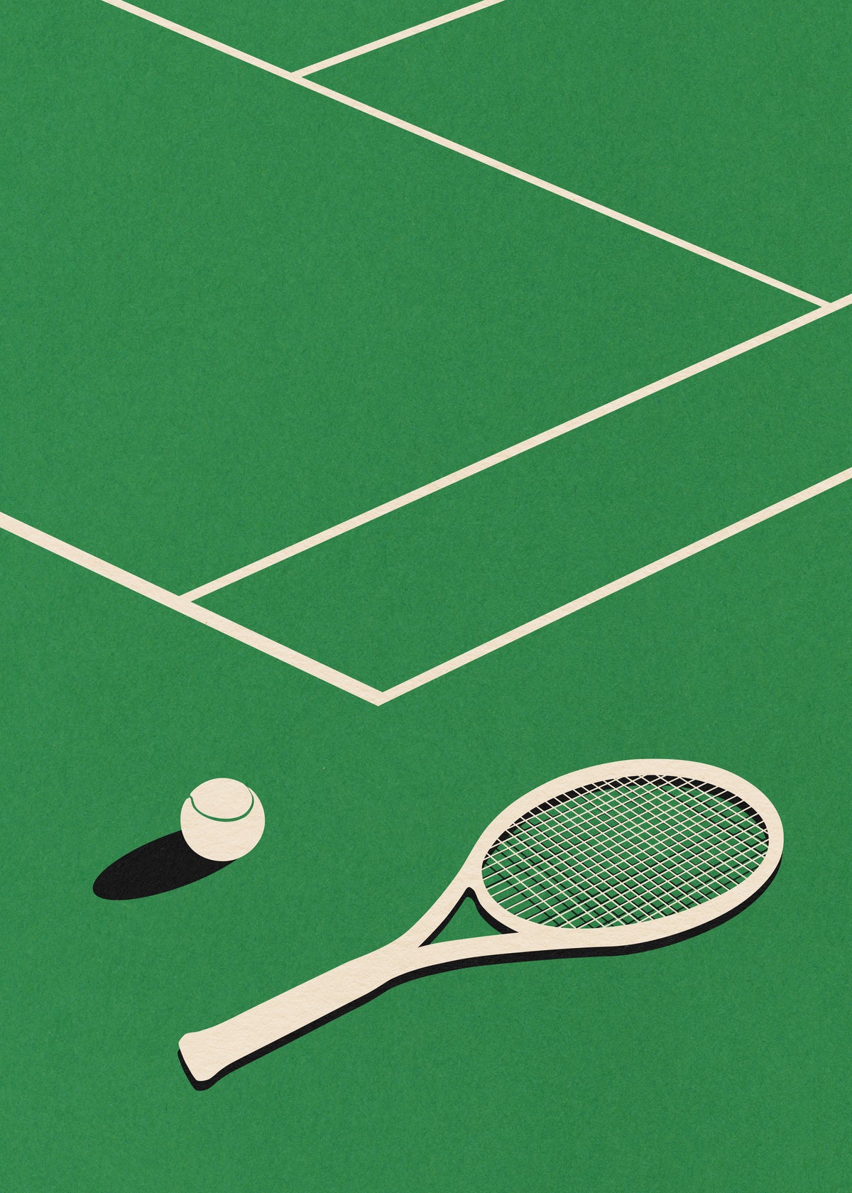 Rosi Feist Lawn Tennis Club - Unframed art print