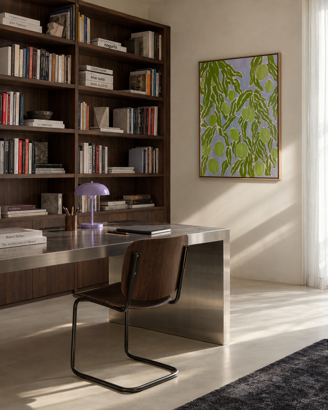 Raw Mango - Framed canvas in an interior
