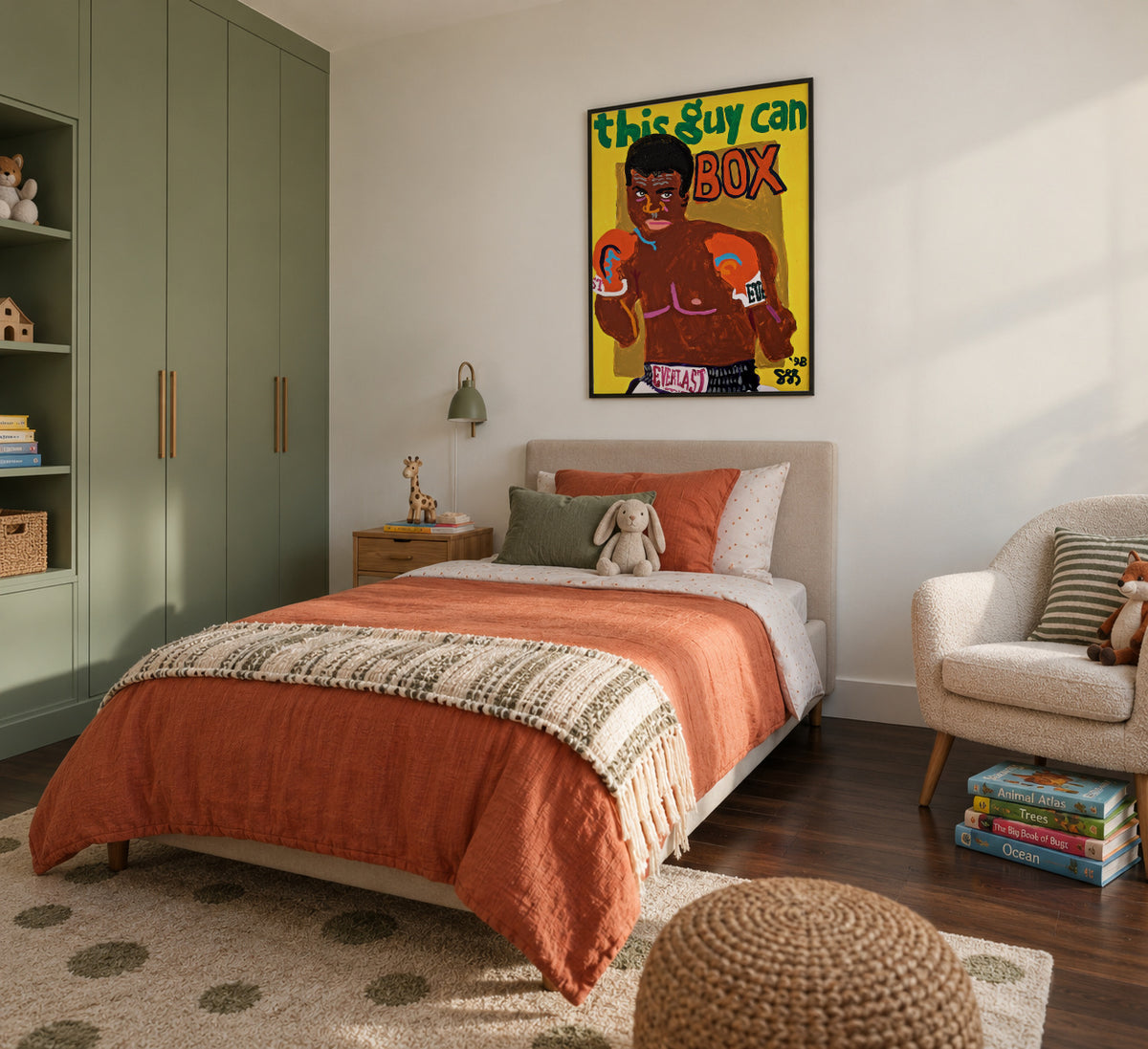 Ali - Framed poster in an interior
