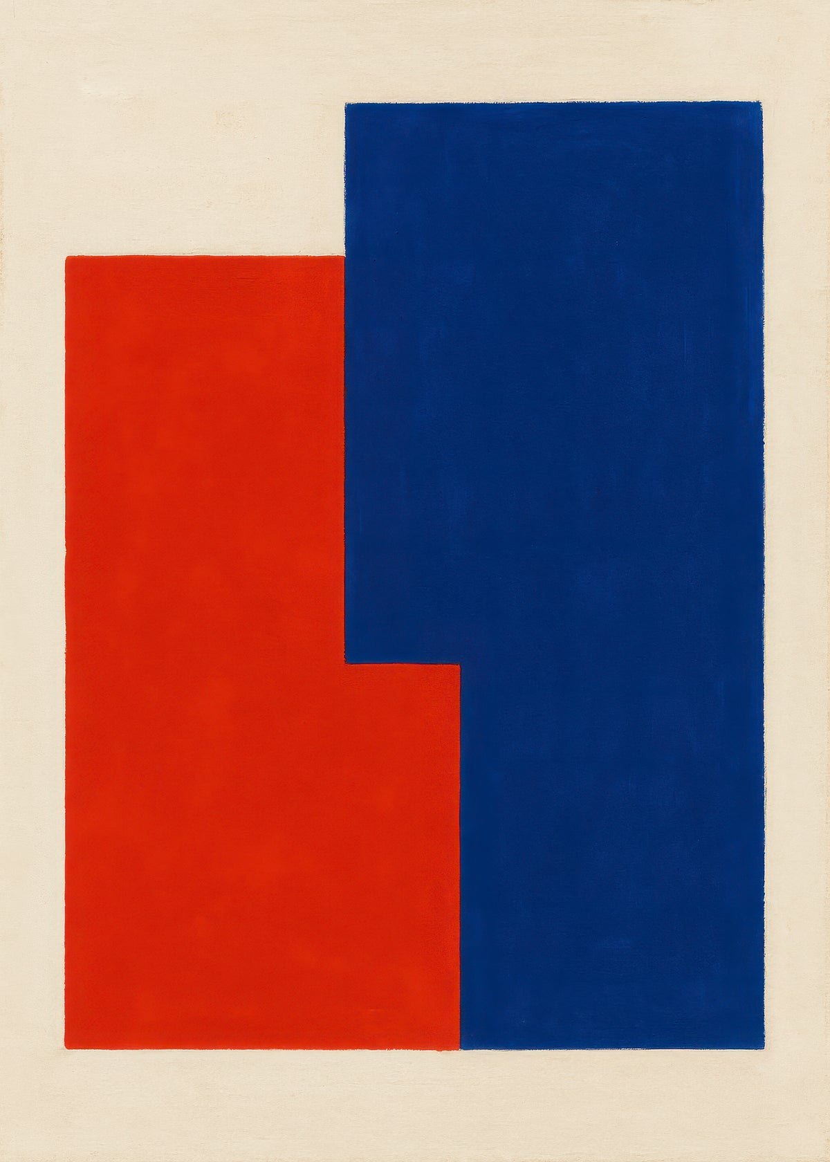 Crimson & Azure I - Unframed art print