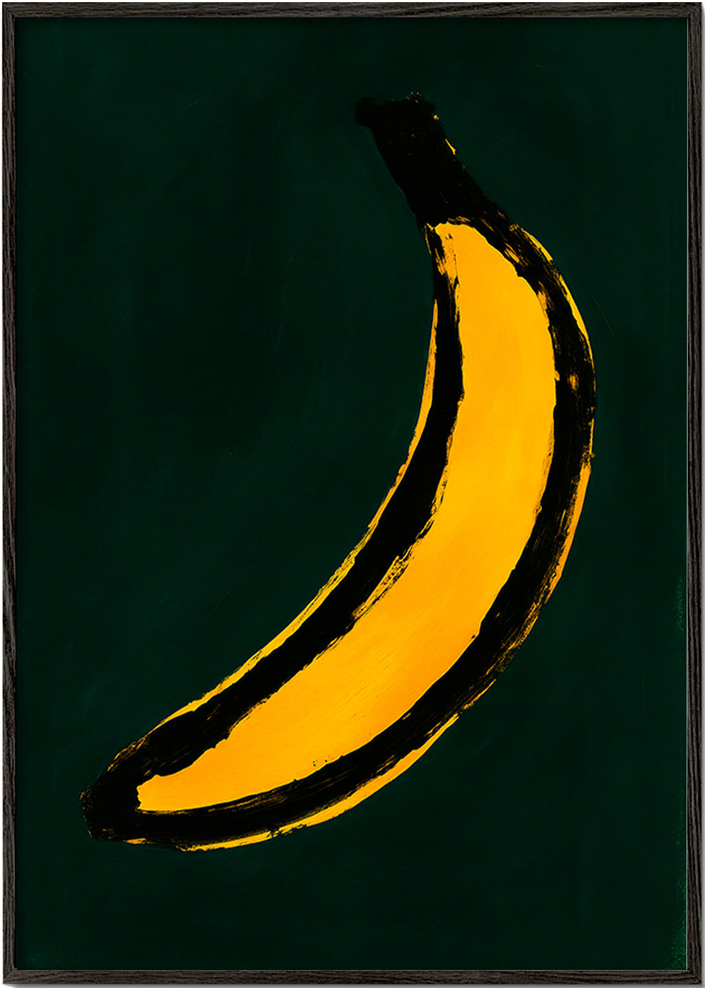 Cuadro de cocina con banana pop – Black Frame