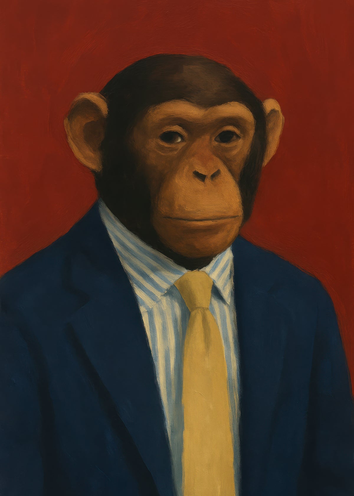 CEO Chimpanzee - Unframed art print