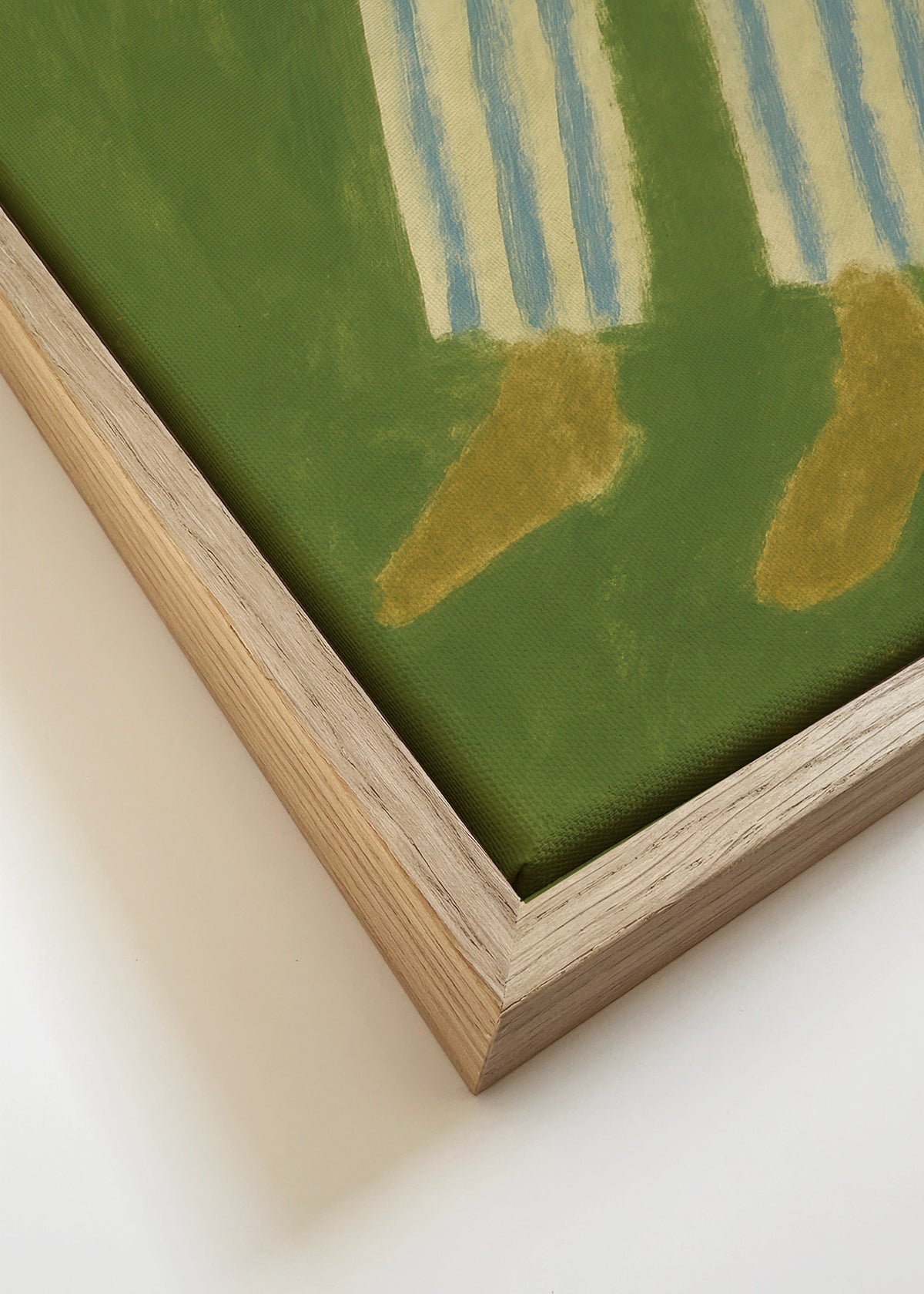 Sunday Slumber I - Framed canvas detail