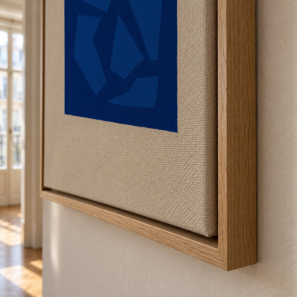 Cobat Fractures IV - Framed canvas detail
