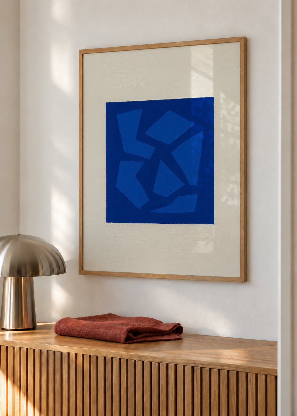 Cobat Fractures IV - Framed poster in an interior