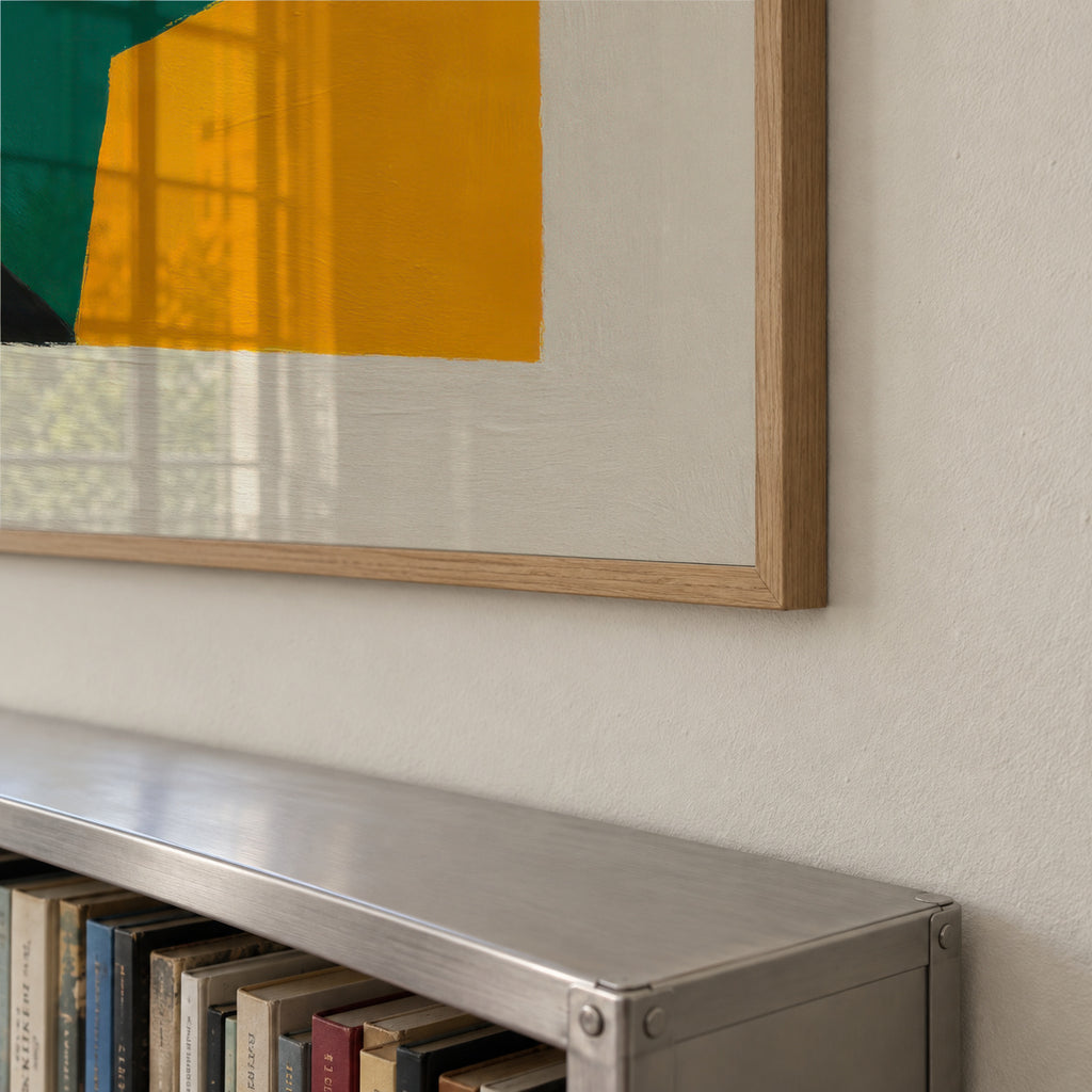 Shifted Blocks - Framed poster detail