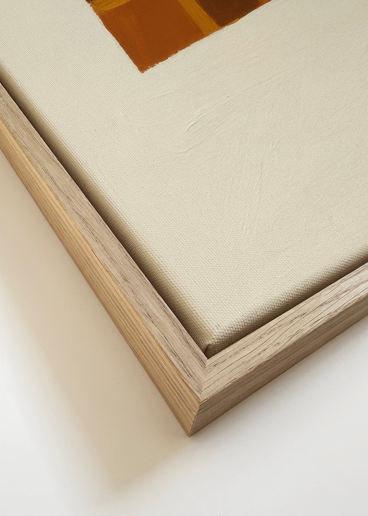Amber Weave - Framed canvas detail