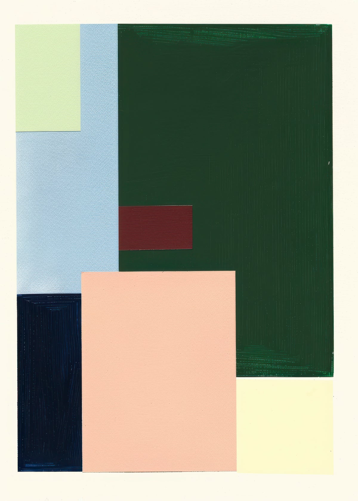 Pastel Construction I - Unframed art print