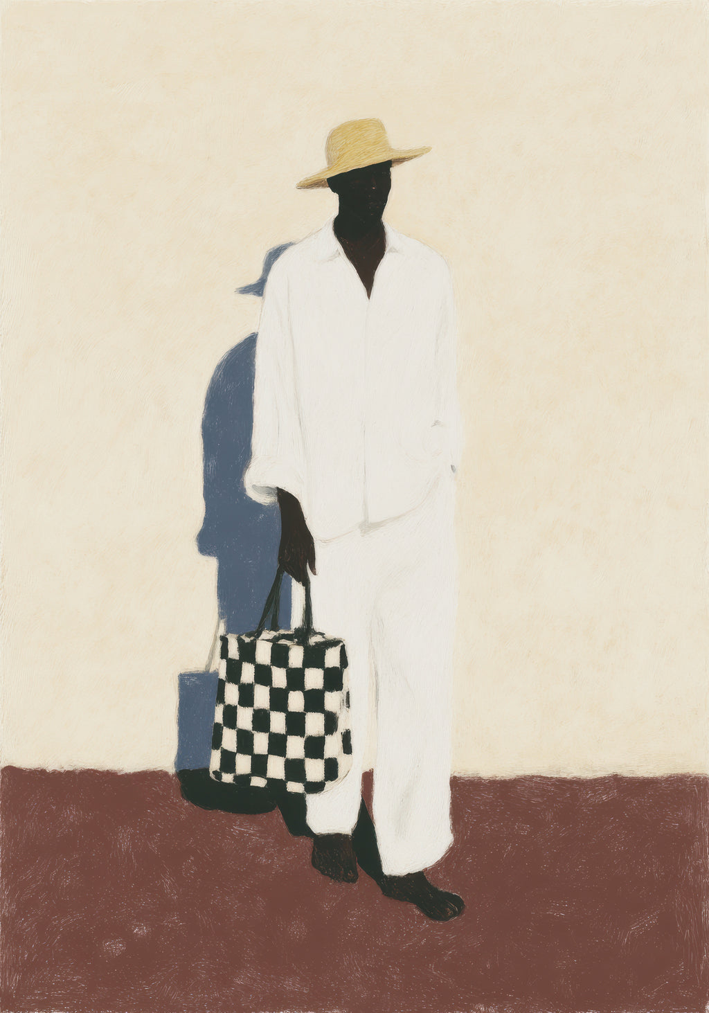 White Suit Walk III - Unframed art print