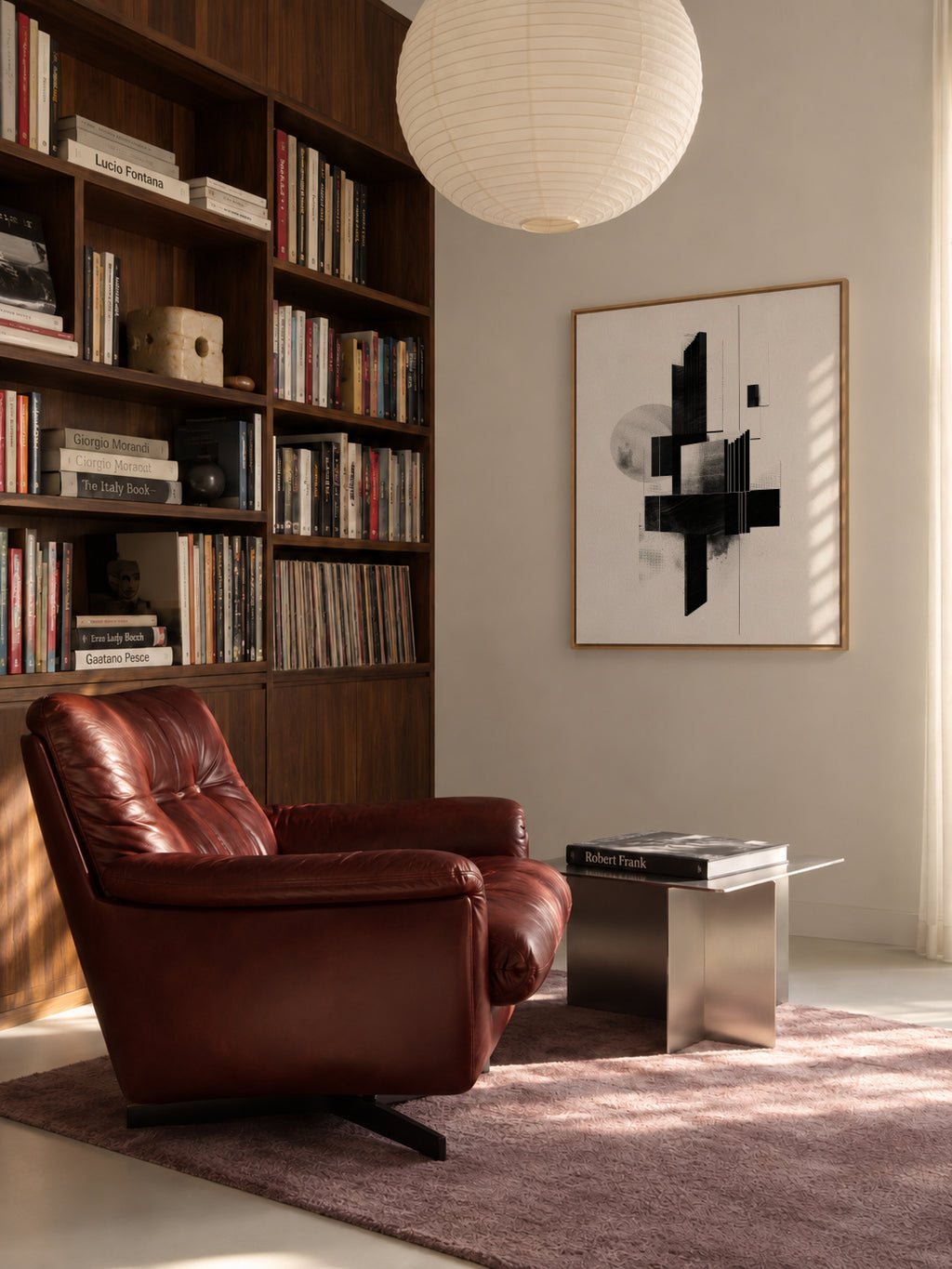 Monolith Structure II - Framed canvas in an interior