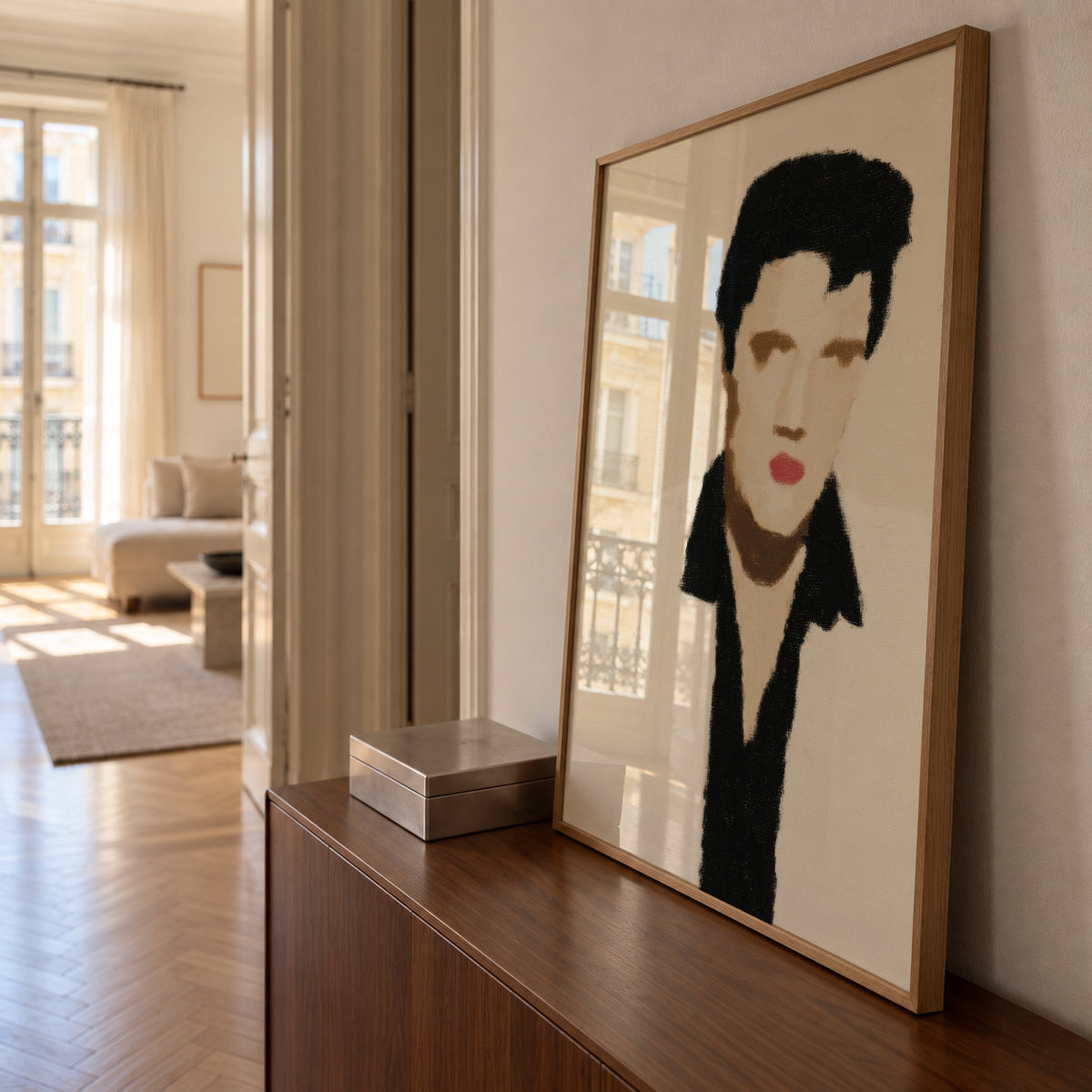 Elvis - Framed poster in an interior