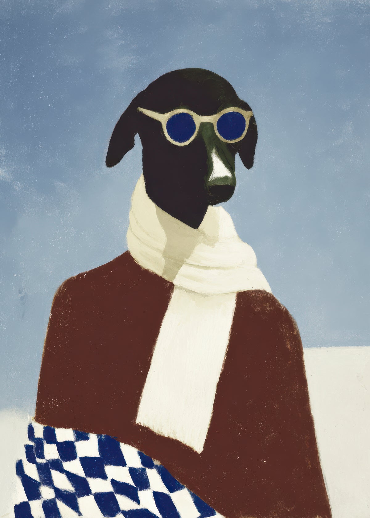 Winter Dog I - Unframed art print