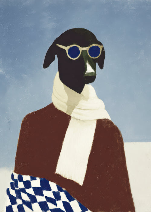Winter Dog I - Unframed art print