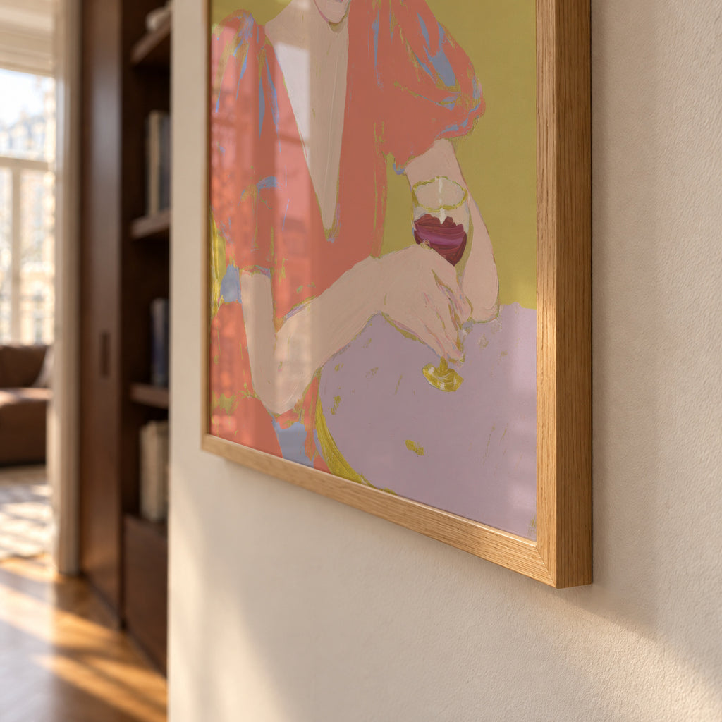 Pastel Evening - Framed poster detail