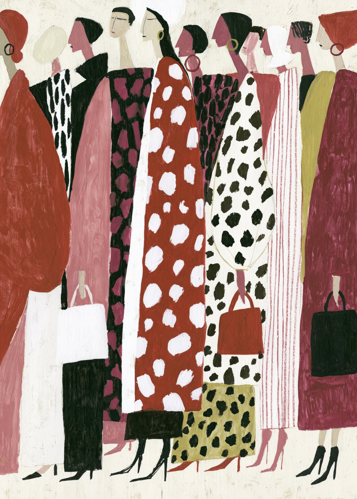 The Fashion Crowd - Unframed art print