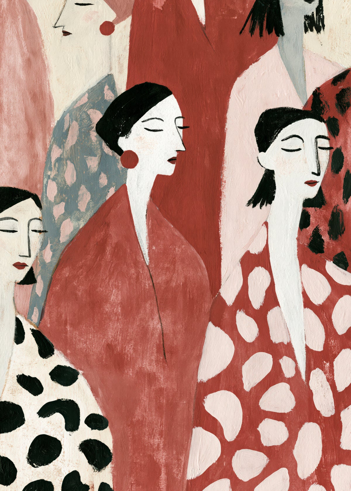 Sunday Gathering - Unframed art print