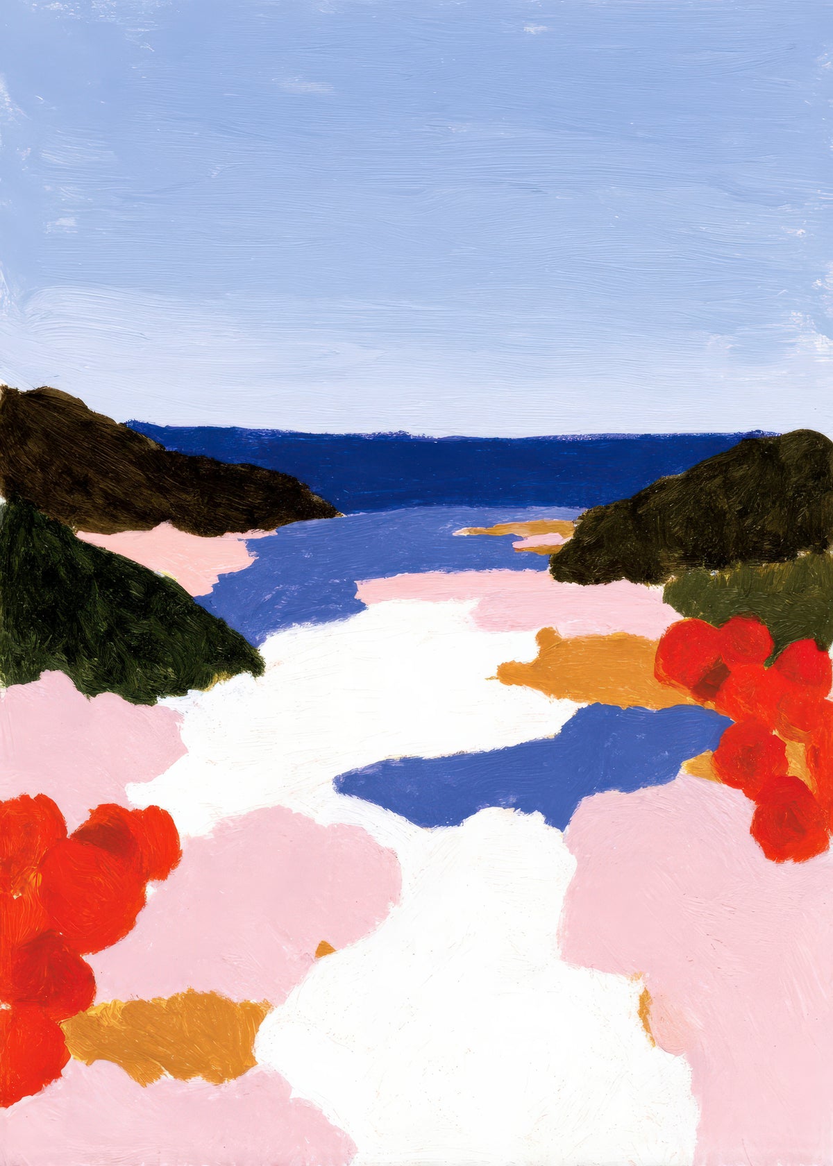 Coastal Bloom - Unframed art print