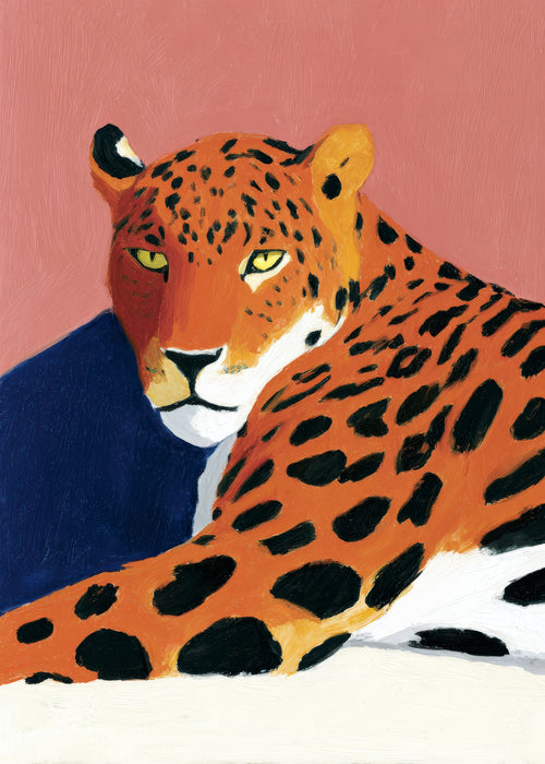 Resting Leopard - Unframed art print