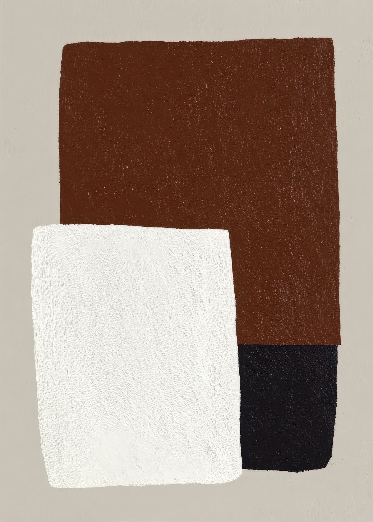 Espresso Blocks - Unframed art print