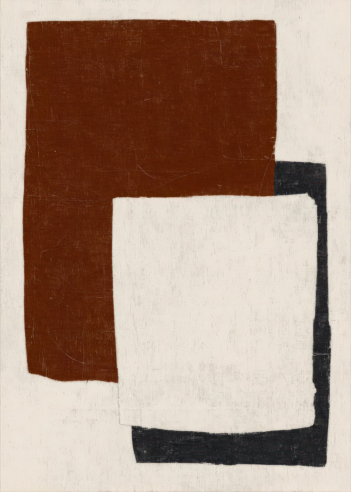 Rust Composition - Unframed art print