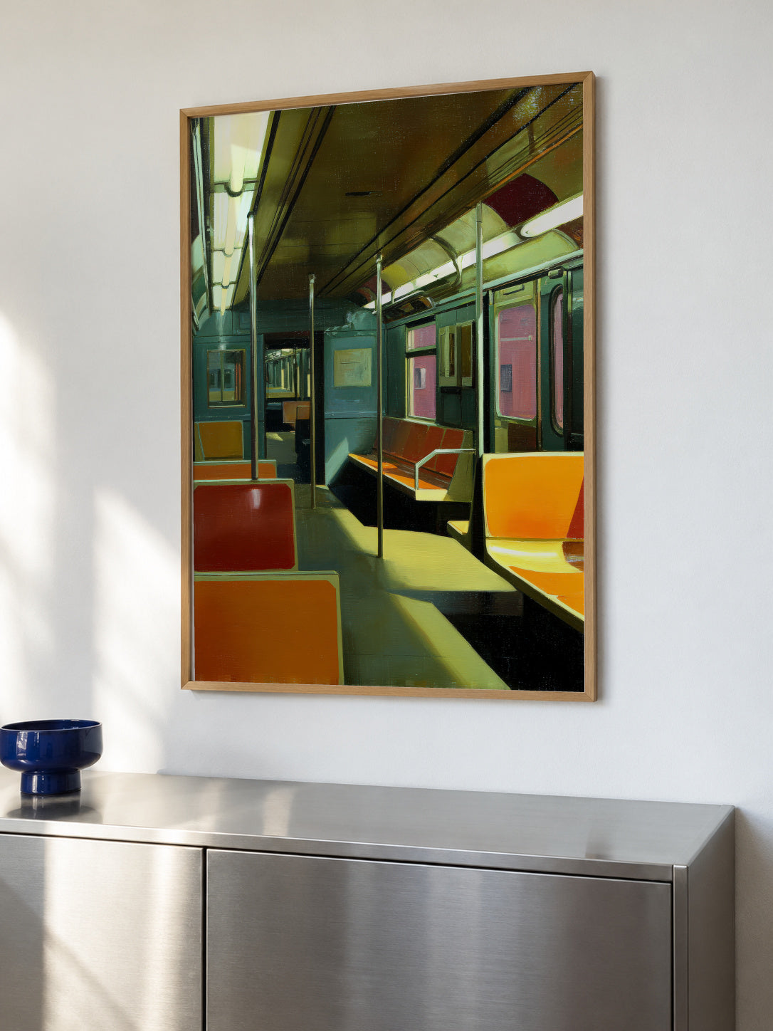 Last Train Home - Framed poster in an interior