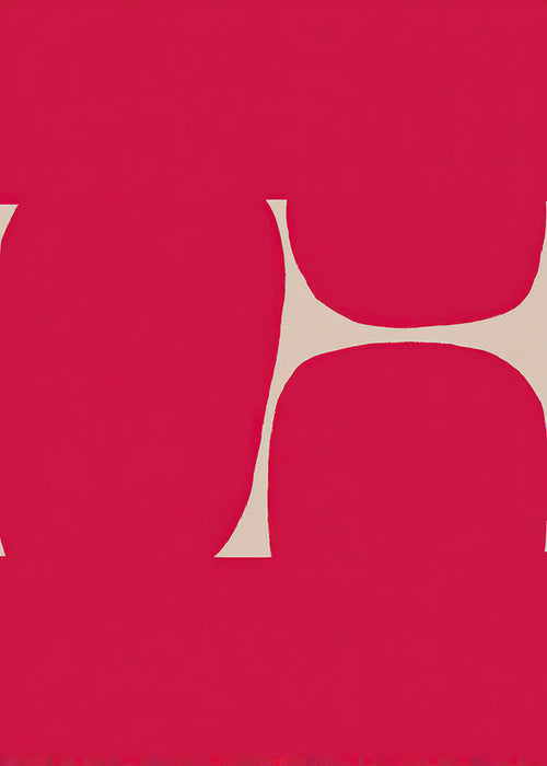 Abstract artwork Crimson curve