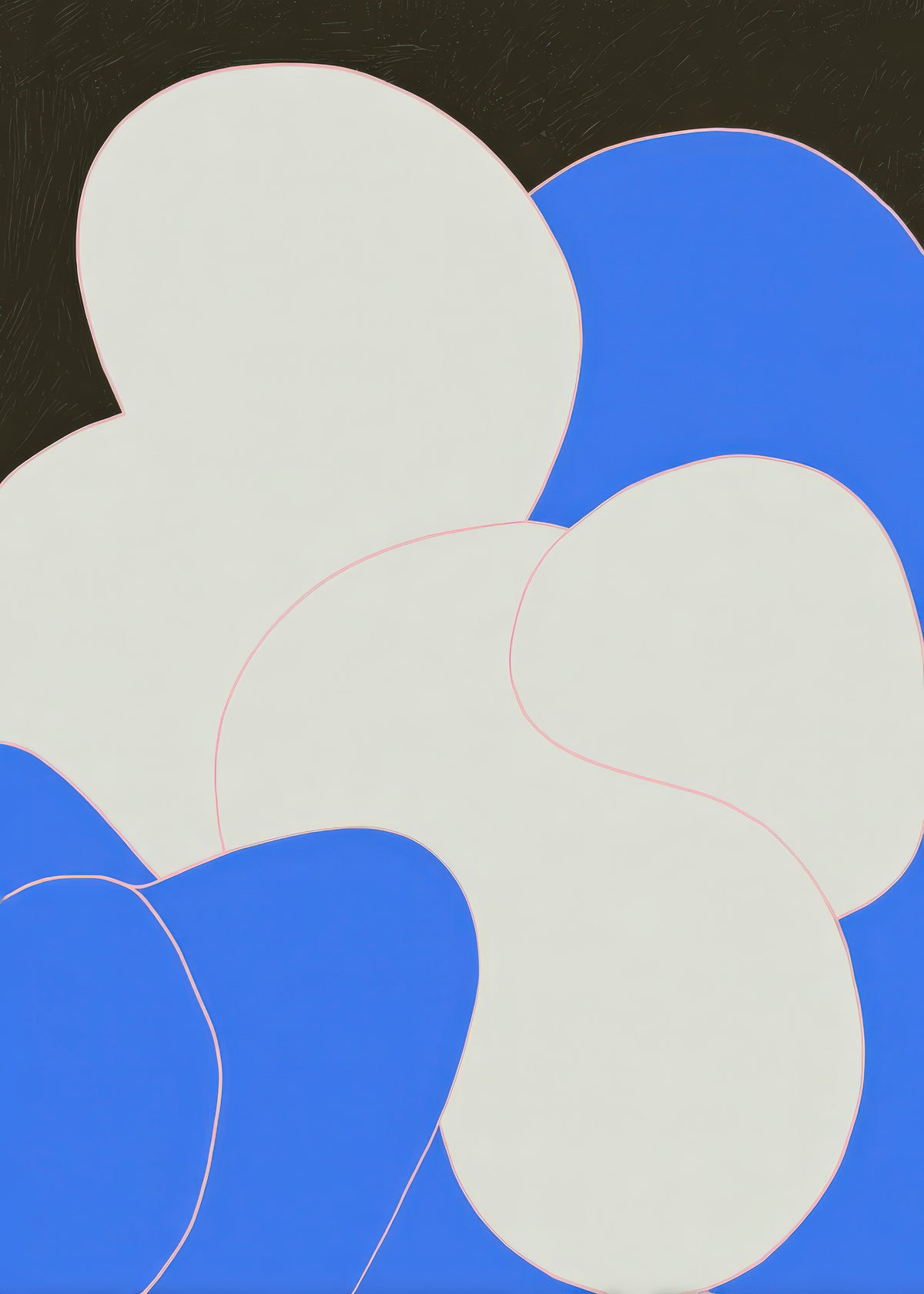 Blue Pebbles - Unframed art print