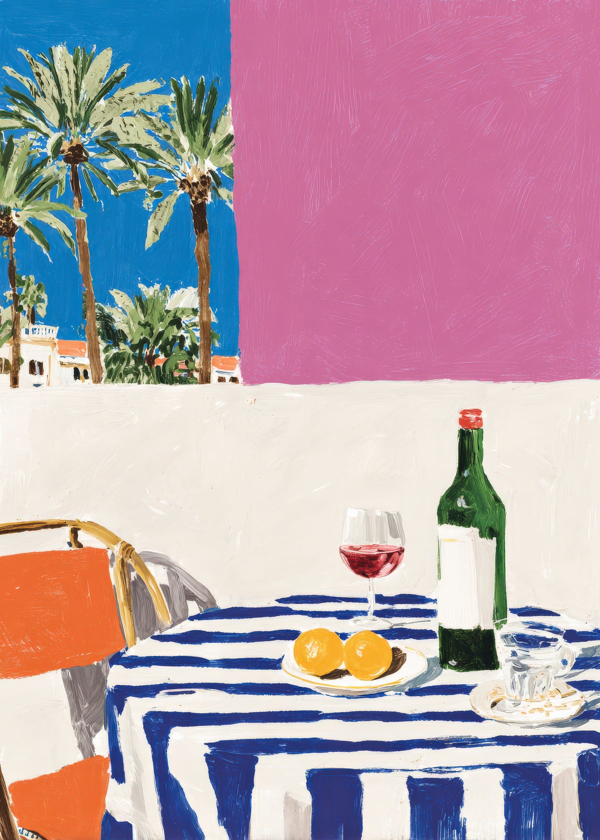 Pink Lunch - Unframed art print