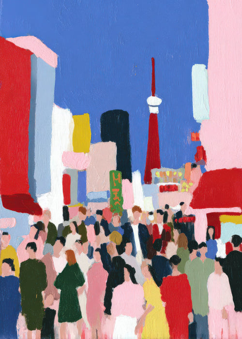 Tokyo Crossing - Unframed art print