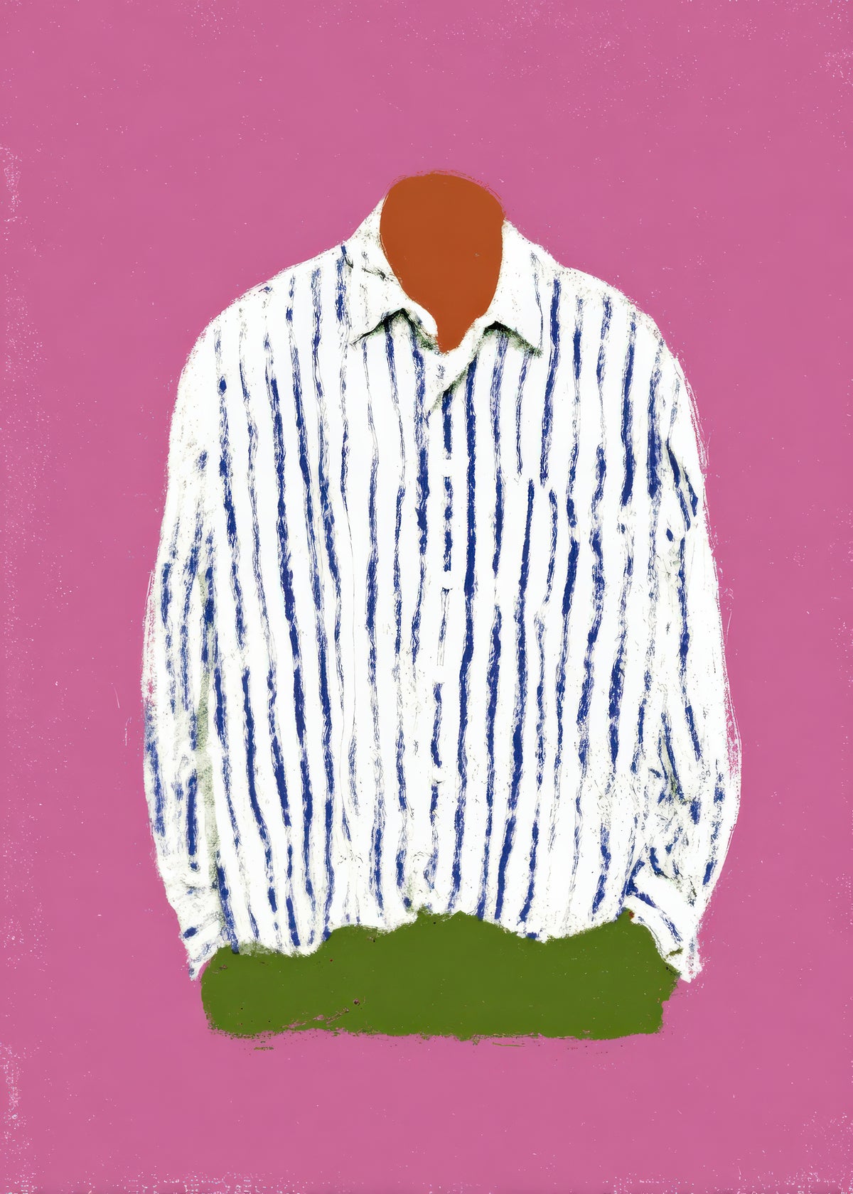 Striped Shirt - Unframed art print