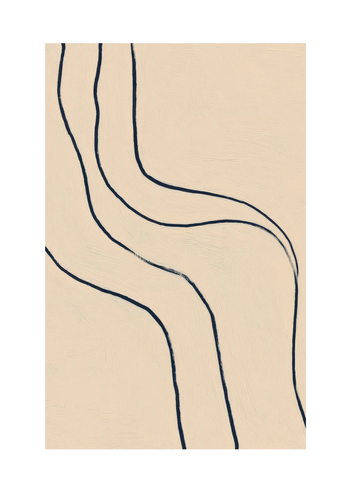 Flowing Lines - Unframed art print