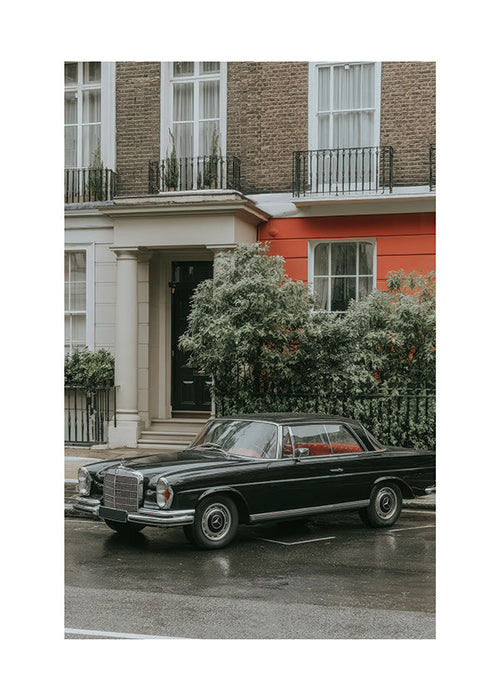 Street photograph of a classic car