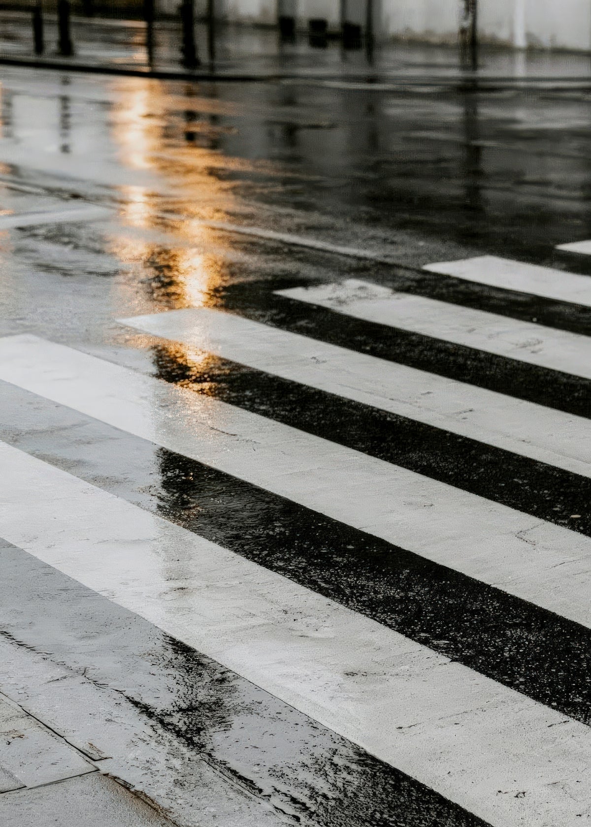Rain Crossing - Unframed art print
