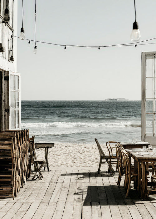 Landscape print open terrace