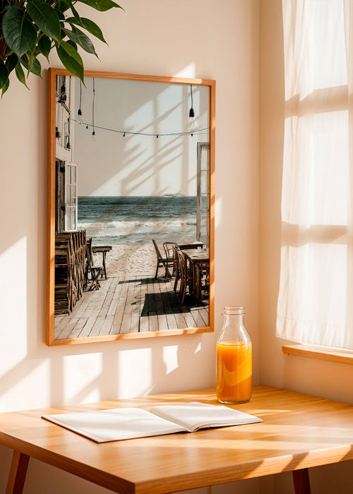 Landscape print open terrace