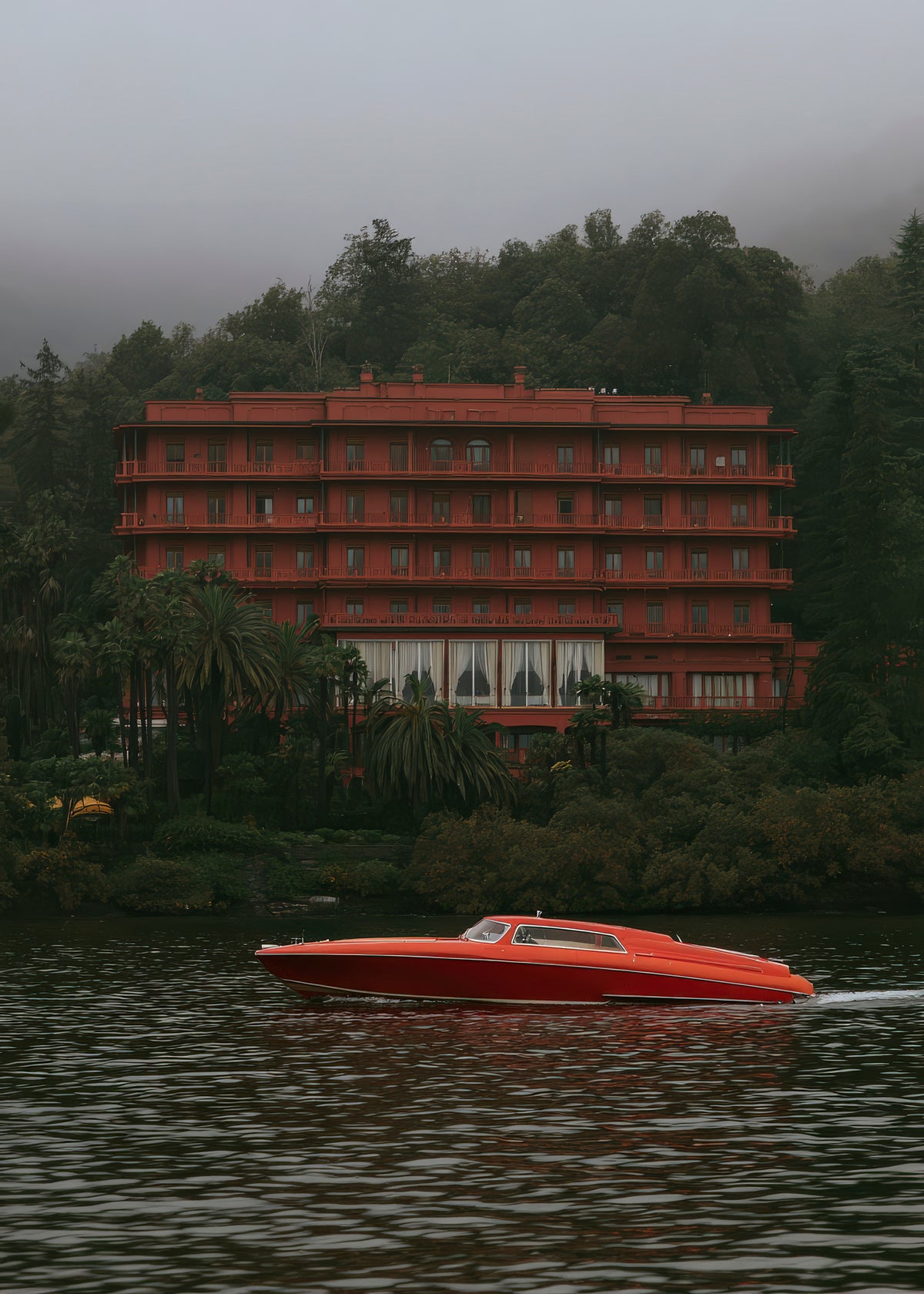 Red Boat Hotel - Unframed art print