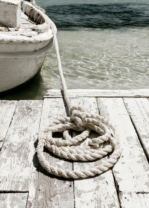 Photograph of dock rope composition