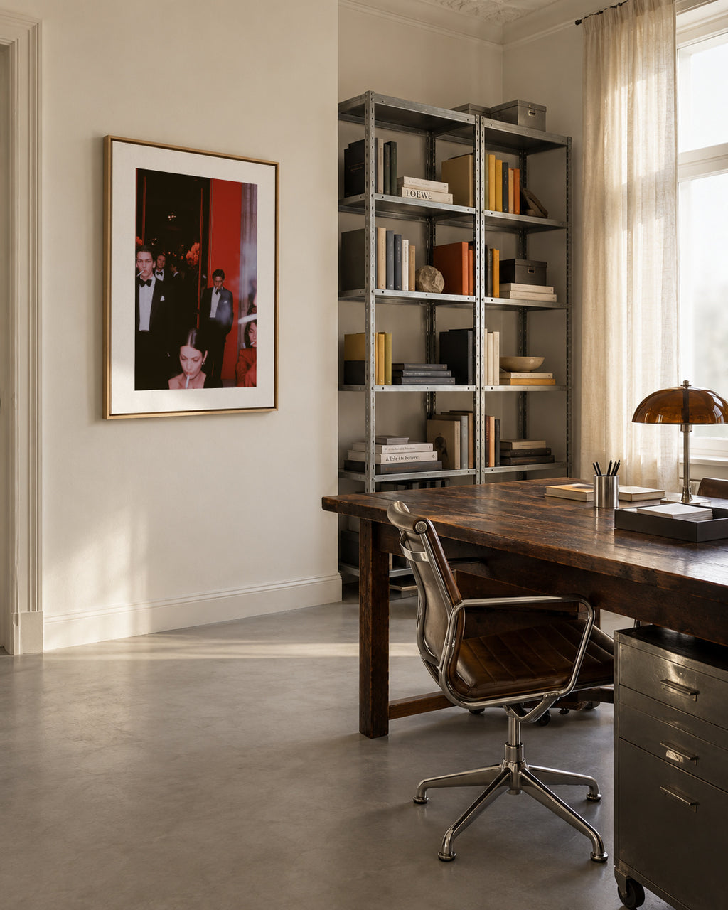 Afterparty - Framed canvas in an interior