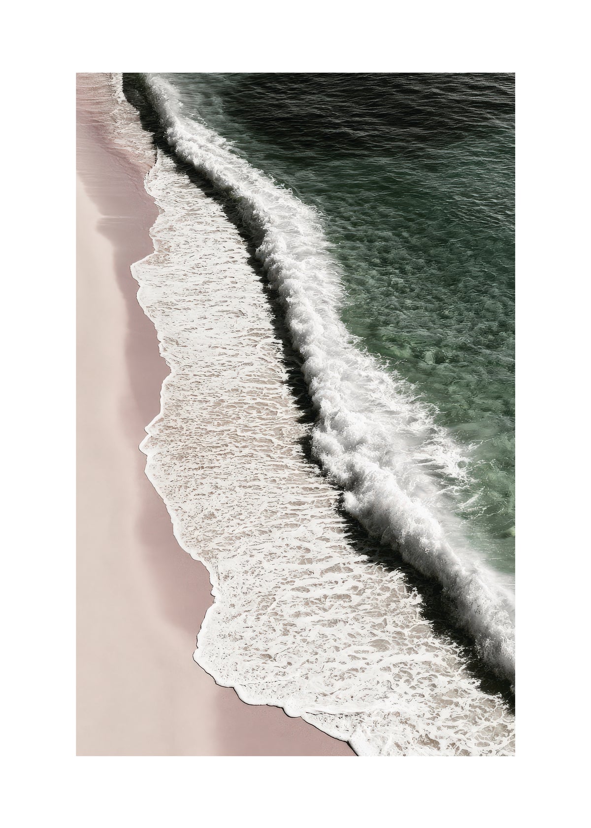 Blush Coast - Unframed art print