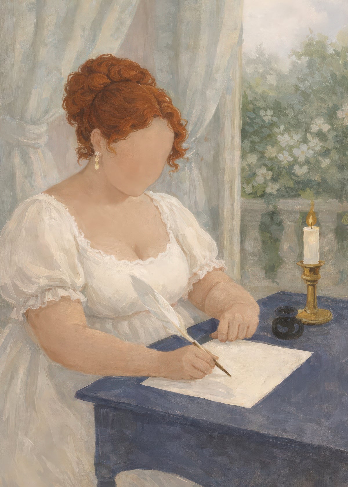 Candlelight Notes - Unframed art print